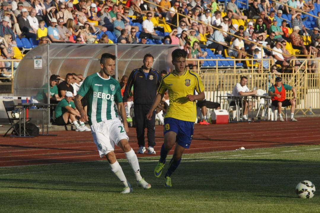 "Atlanto" futbolininkai turėjo pripažinti Bulgarijos klubo pranašumą