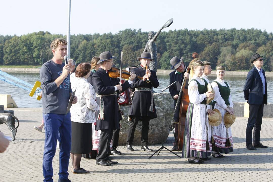 Ekspedicija baigta: burlaivis „Brabander“ švartavosi Klaipėdos uoste