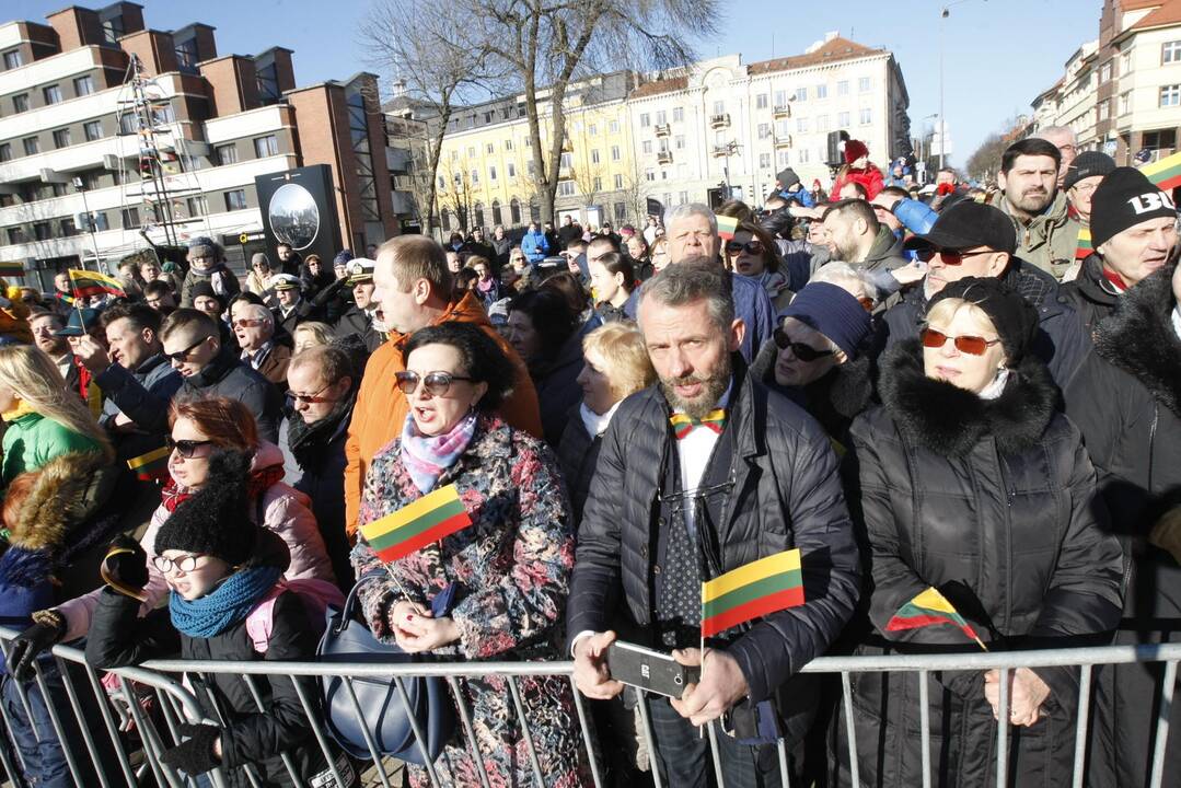 Vasario 16-oji Klaipėdoje