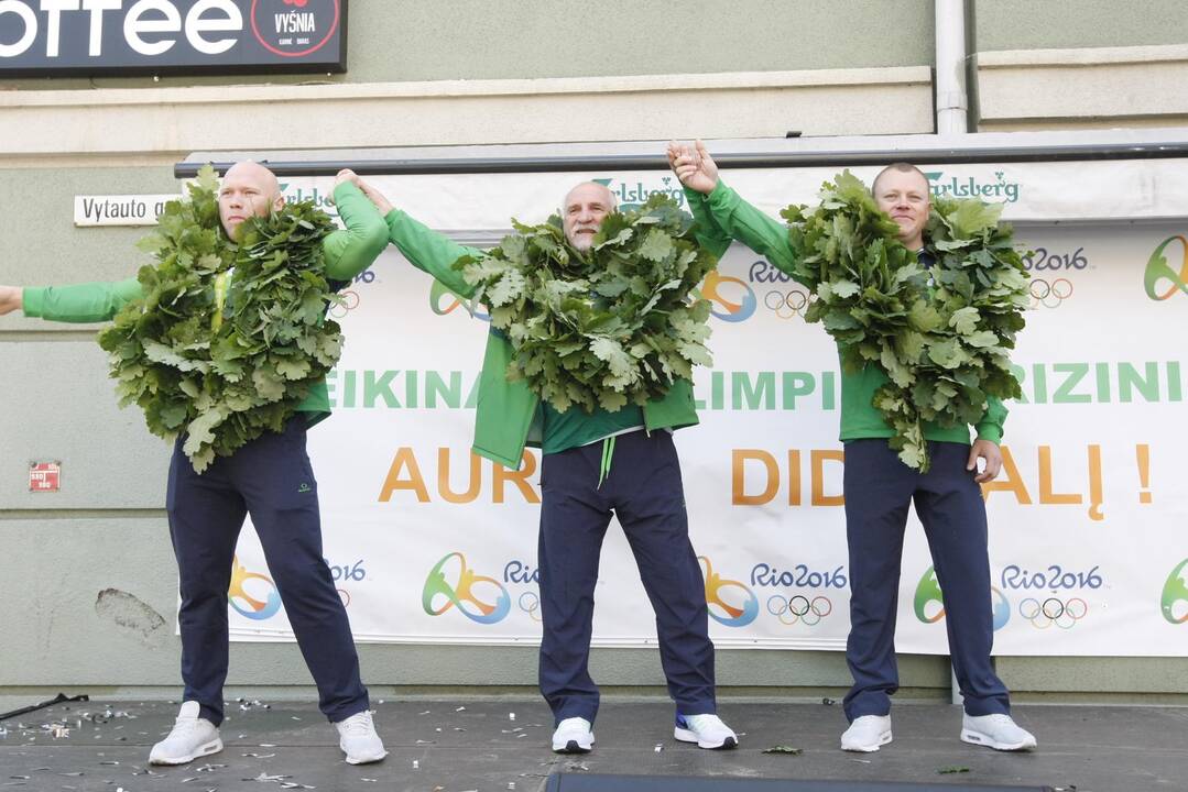 Olimpinė bronza parvežta į Klaipėdą