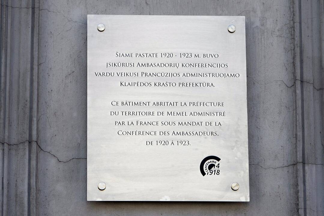 Prancūzų įamžinimas Klaipėdoje
