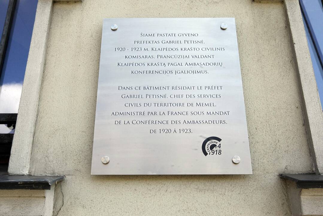 Prancūzų įamžinimas Klaipėdoje