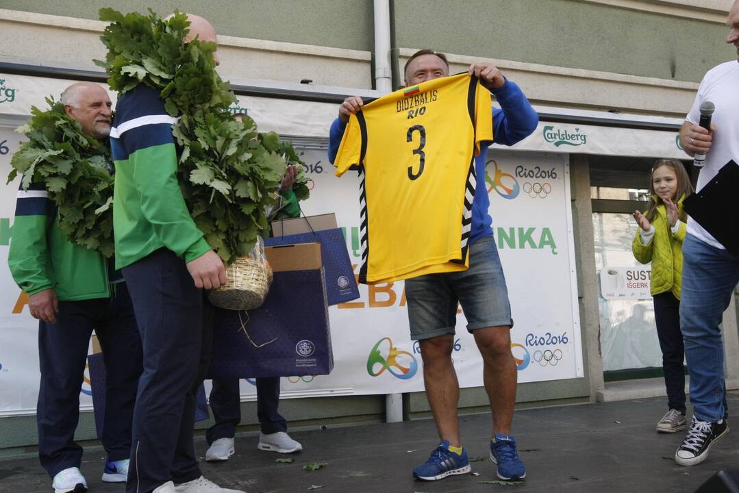 Olimpinė bronza parvežta į Klaipėdą