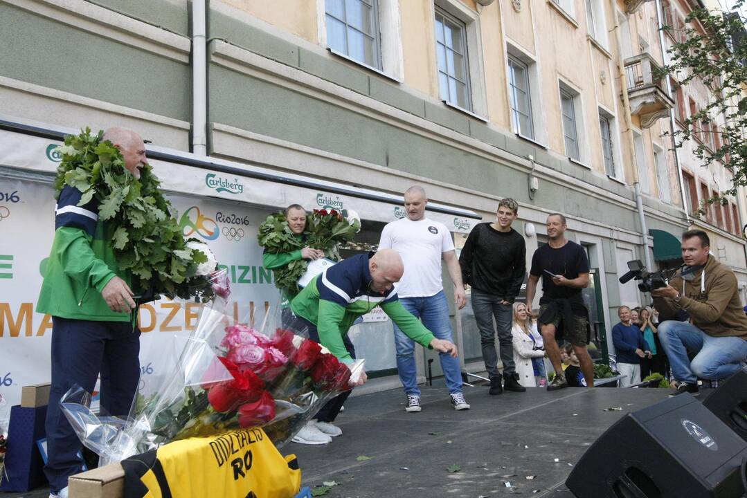 Olimpinė bronza parvežta į Klaipėdą