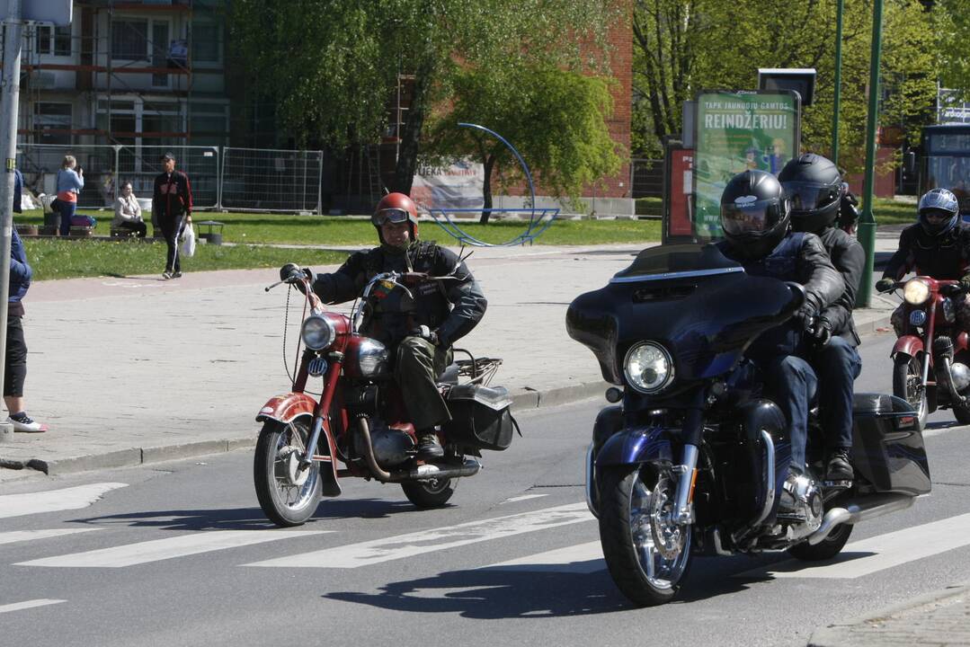 Baikerių sezono atidarymas Klaipėdoje