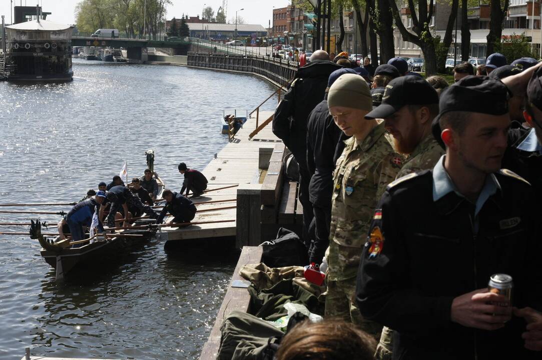 Vikingų valčių varžybos Dangėje