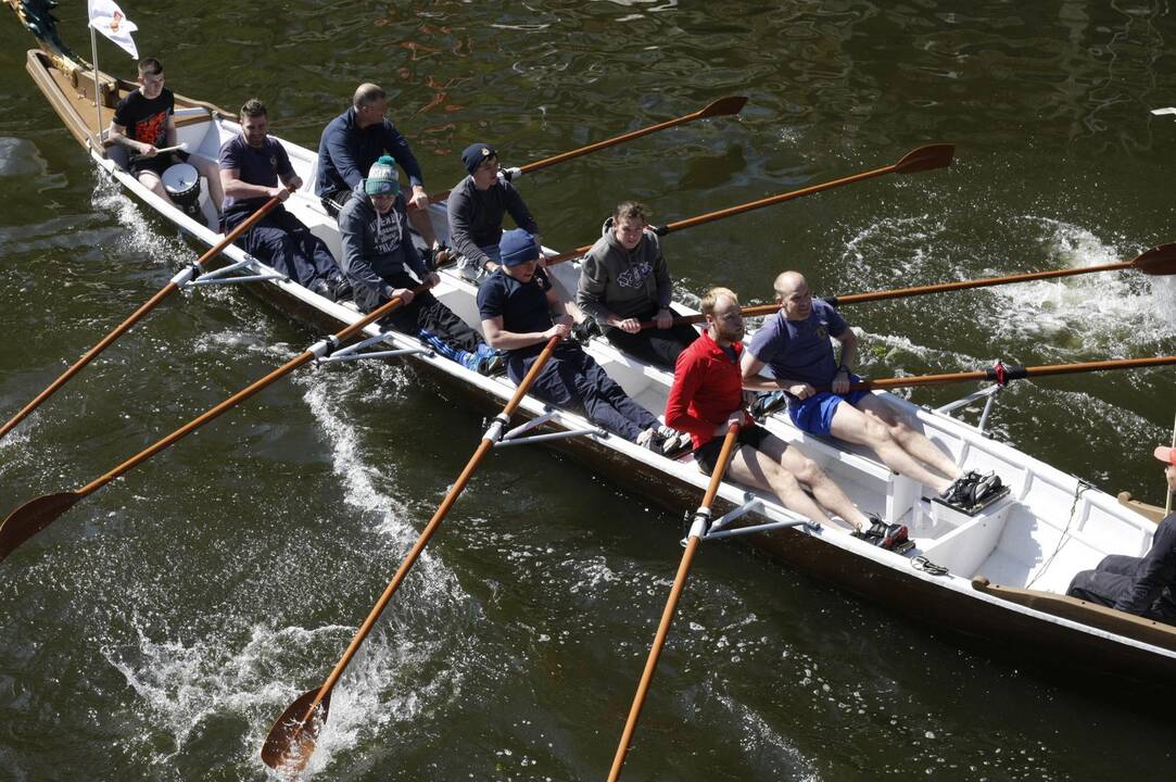 Vikingų valčių varžybos Dangėje