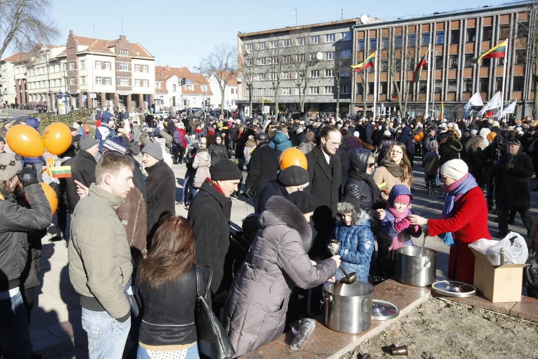 Klaipėdoje – iškilmingas Vasario 16-osios minėjimas