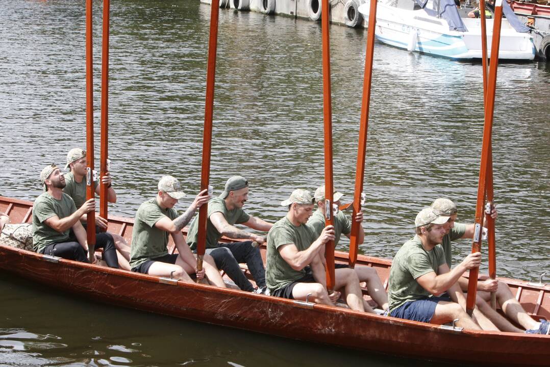 „Drakonų“ valčių lenktynės Dangėje 2020