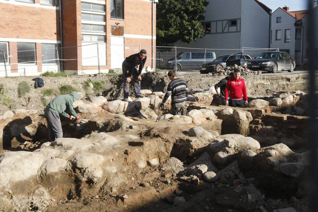 Klaipėdos senamiestyje atkuriamas gyvenamasis namas