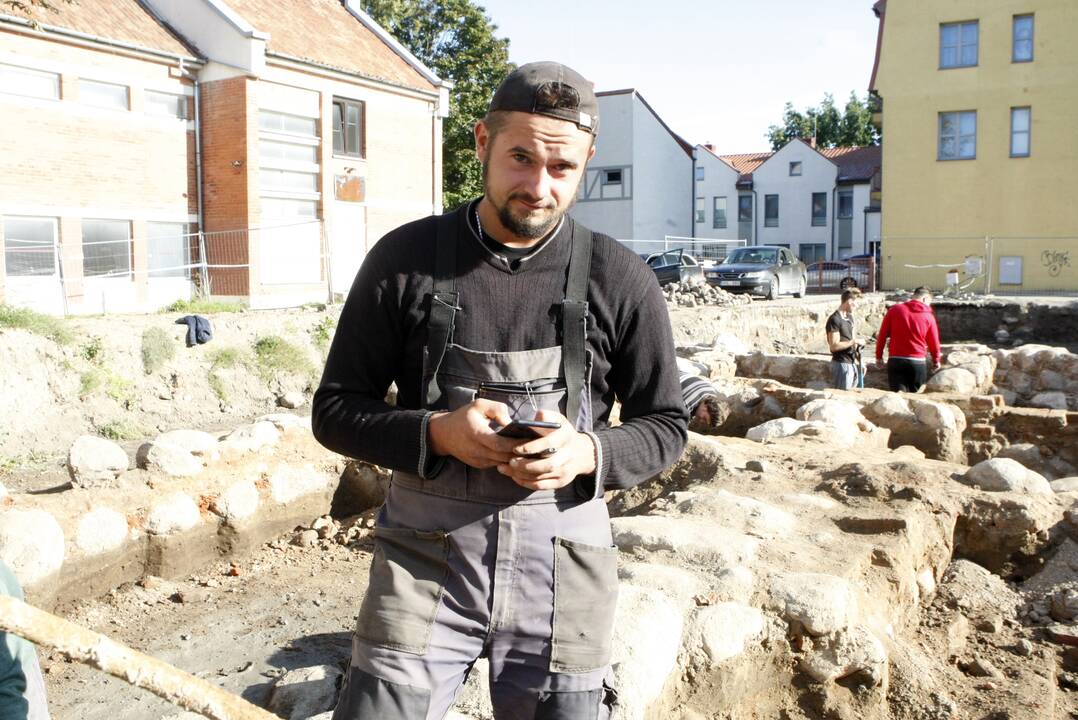 Klaipėdos senamiestyje atkuriamas gyvenamasis namas