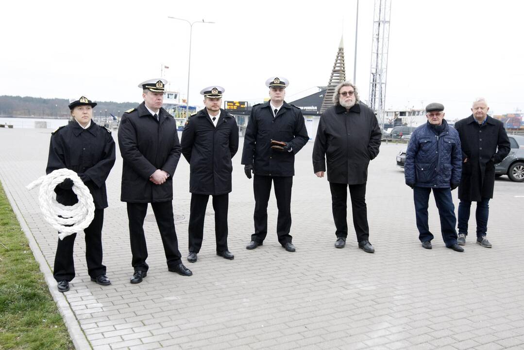 Laivo knechto atidengimo ceremonija