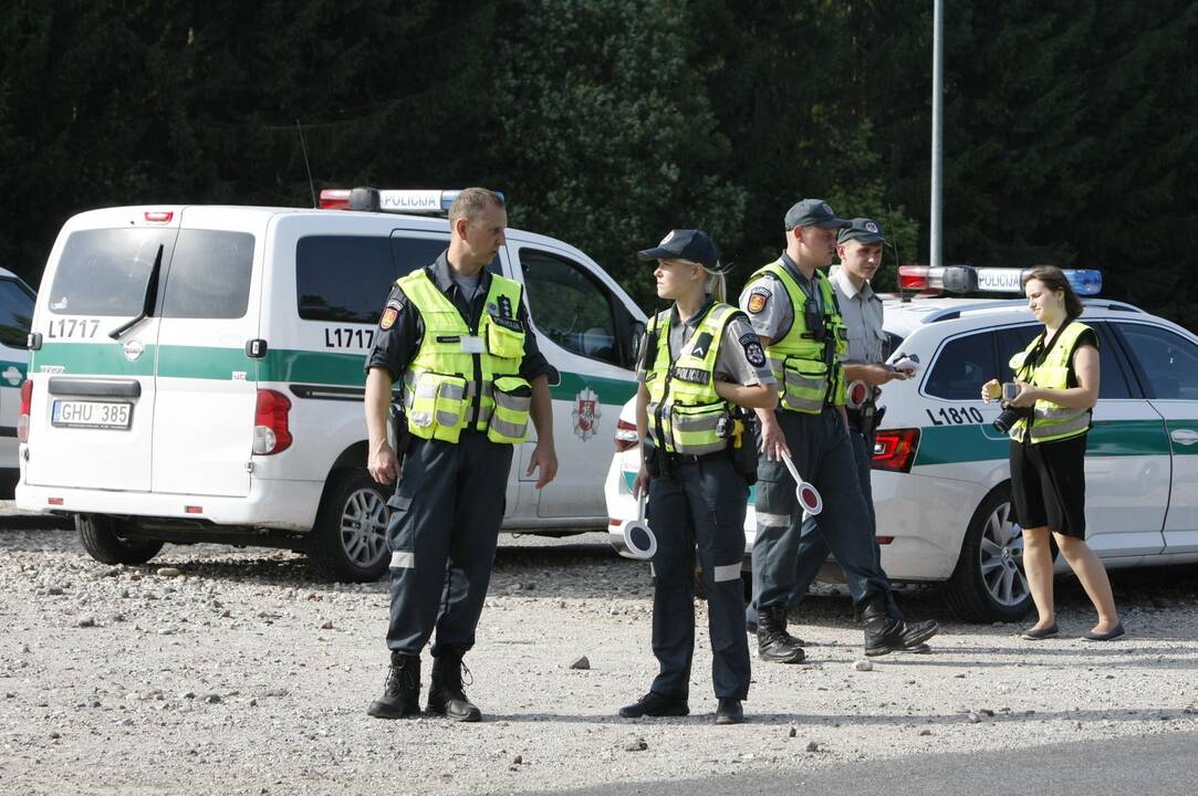 Policijos reidas Liepojos gatvėje