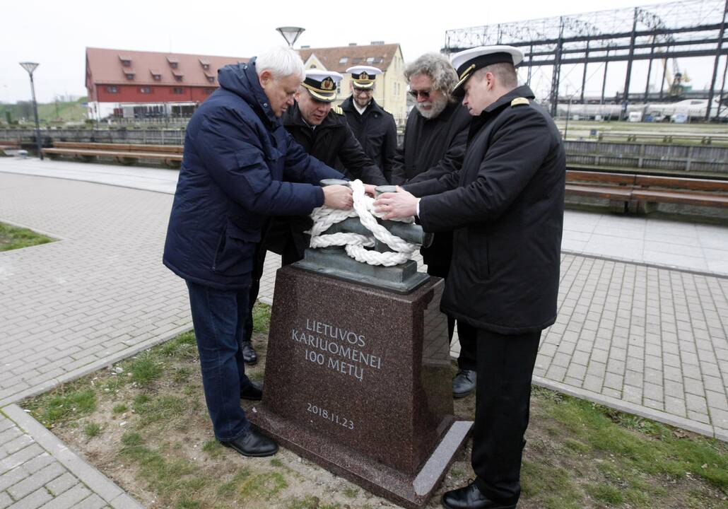 Laivo knechto atidengimo ceremonija