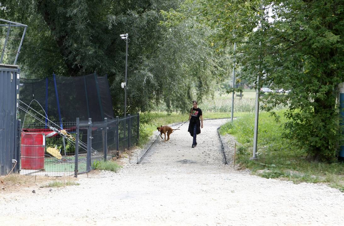 Užsitęsė darbai Malūno parke: tikisi, kad planai nežlugs