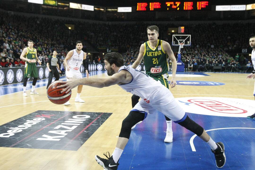 Lietuva – Italija. FIBA Pasaulio taurės atranka