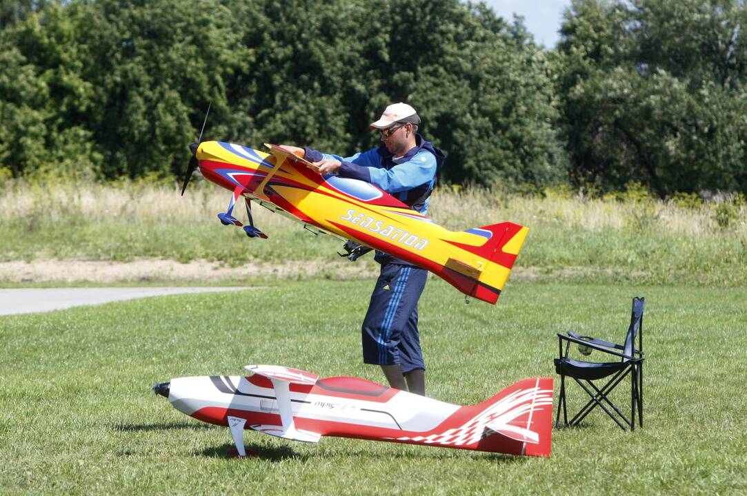 Aviamodelių varžybos Mickuose