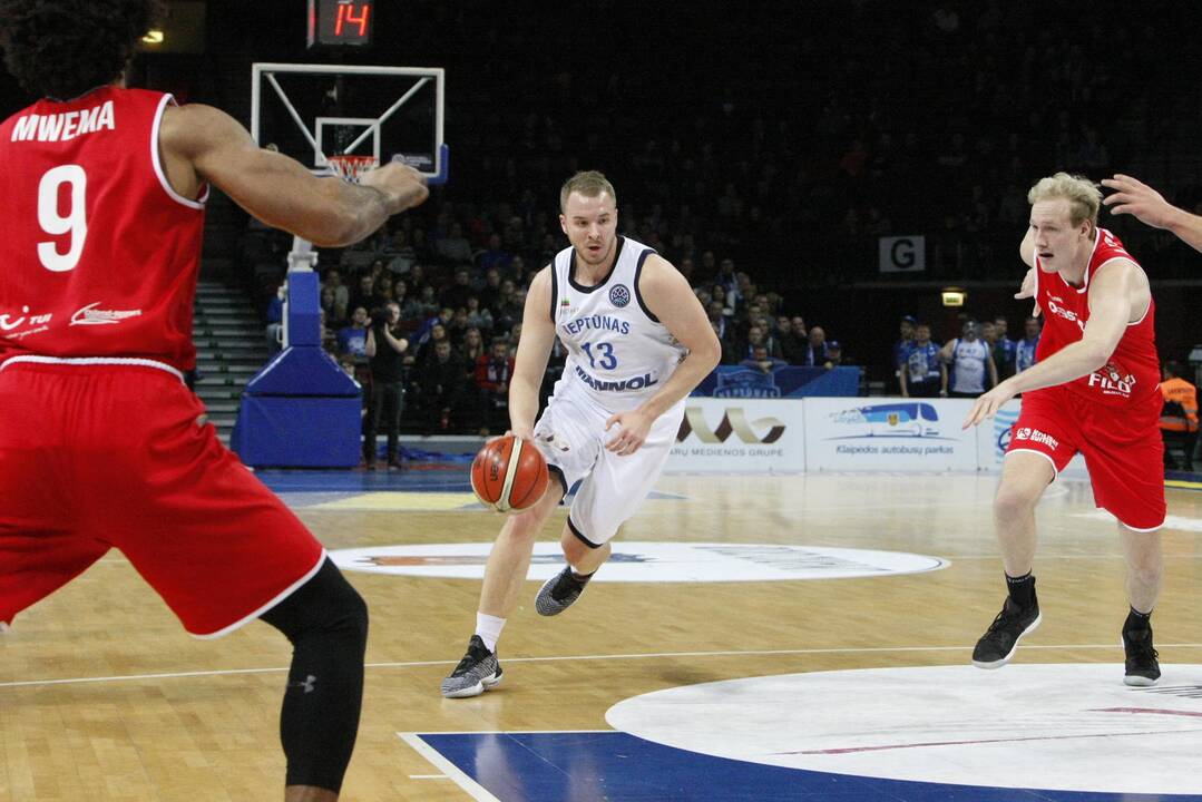 FIBA Čempionų lygos rungtynės: Klaipėdos „Neptūnas“ - Ostendės „Filou Oostende“