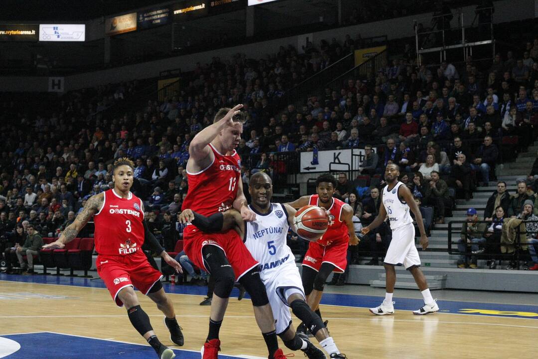 FIBA Čempionų lygos rungtynės: Klaipėdos „Neptūnas“ - Ostendės „Filou Oostende“