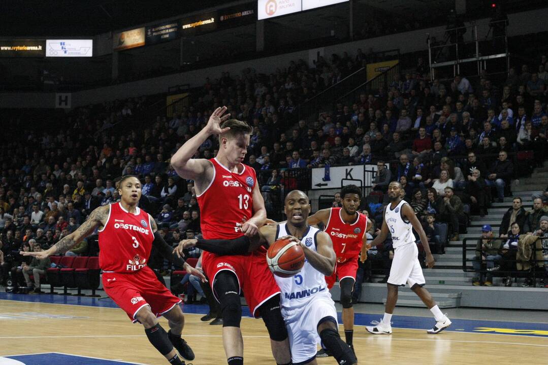 FIBA Čempionų lygos rungtynės: Klaipėdos „Neptūnas“ - Ostendės „Filou Oostende“