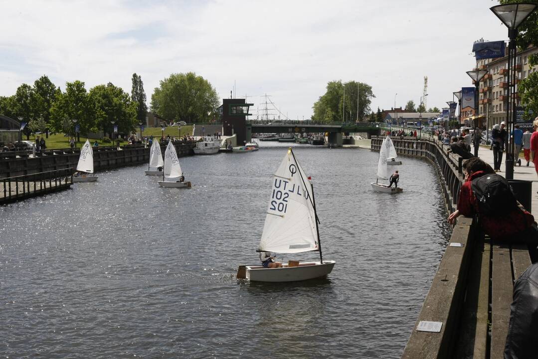 Džiazuojanti vaikų jachtų regata