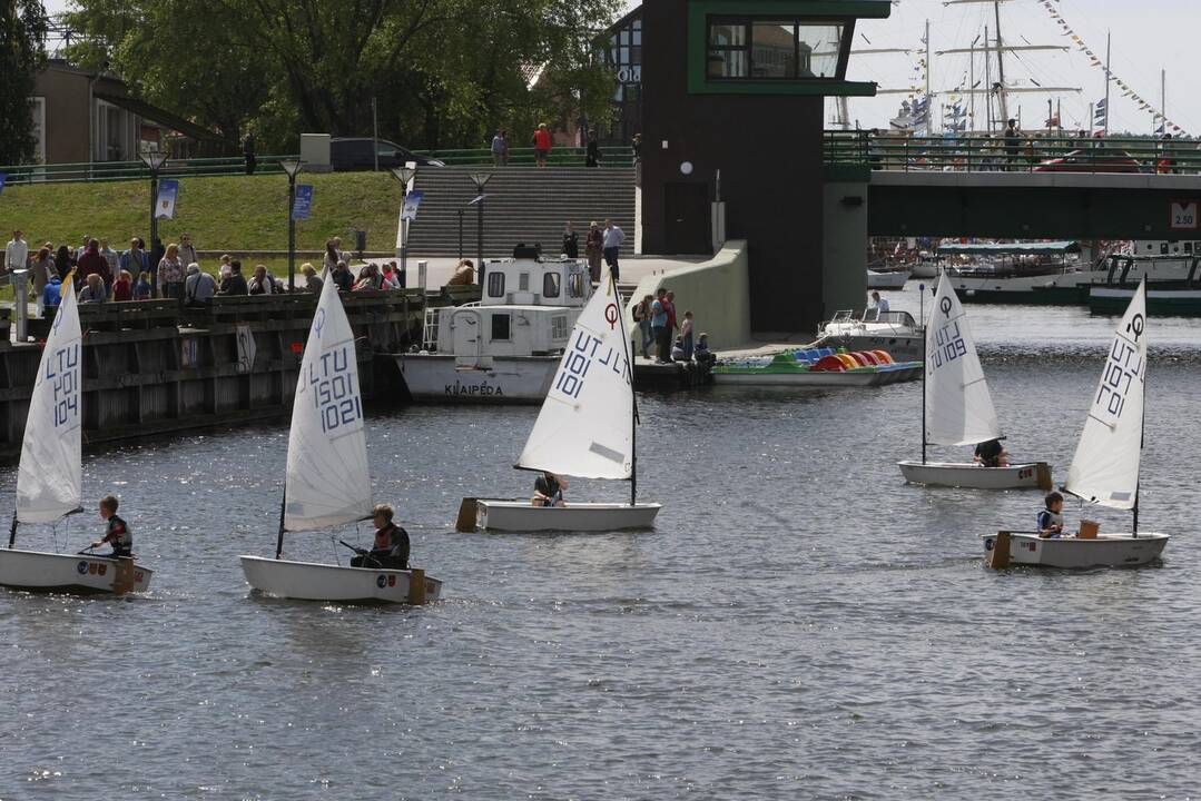 Džiazuojanti vaikų jachtų regata