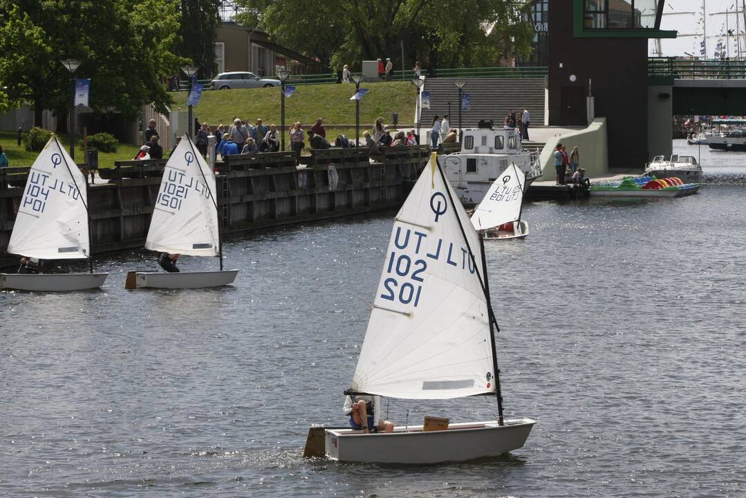 Džiazuojanti vaikų jachtų regata