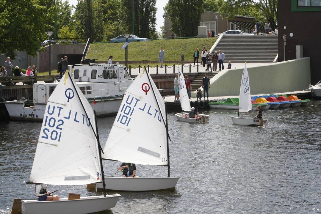 Džiazuojanti vaikų jachtų regata