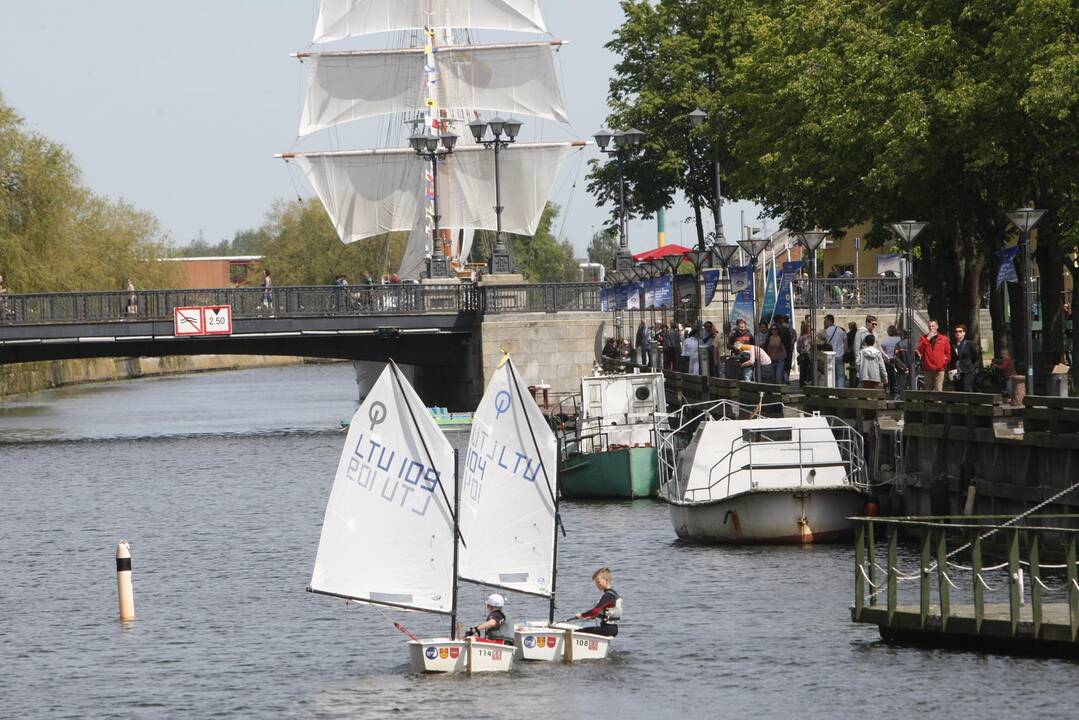 Džiazuojanti vaikų jachtų regata