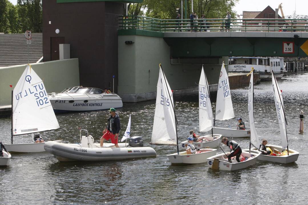 Džiazuojanti vaikų jachtų regata