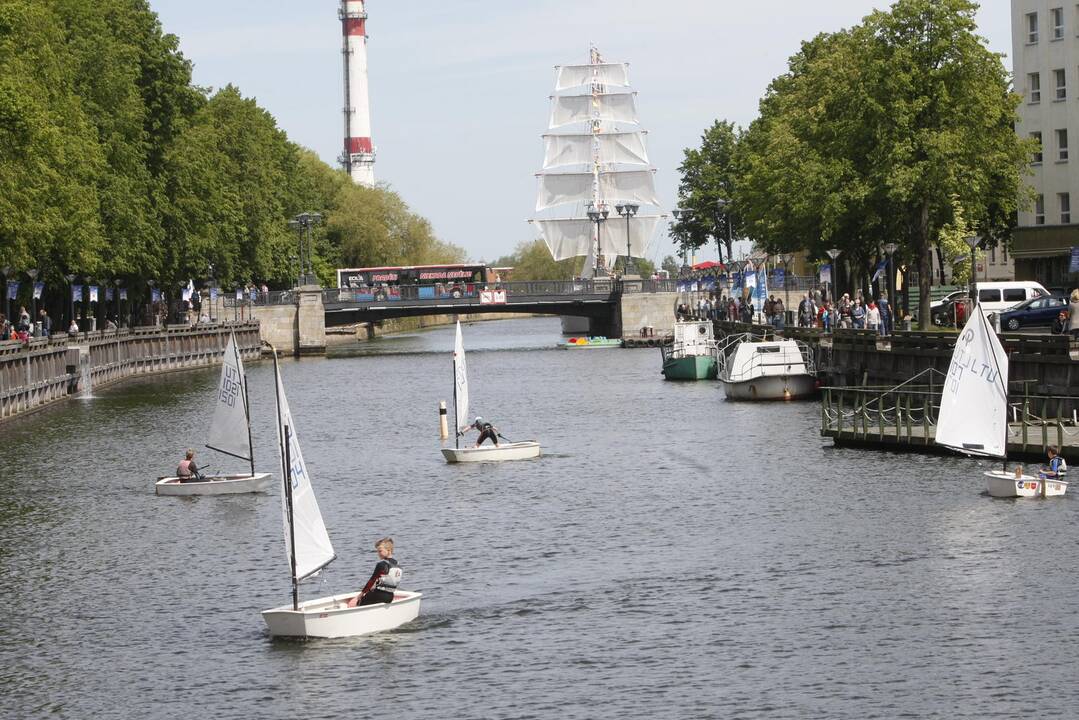 Džiazuojanti vaikų jachtų regata