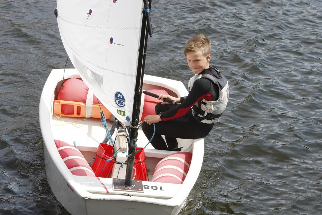 Džiazuojanti vaikų jachtų regata