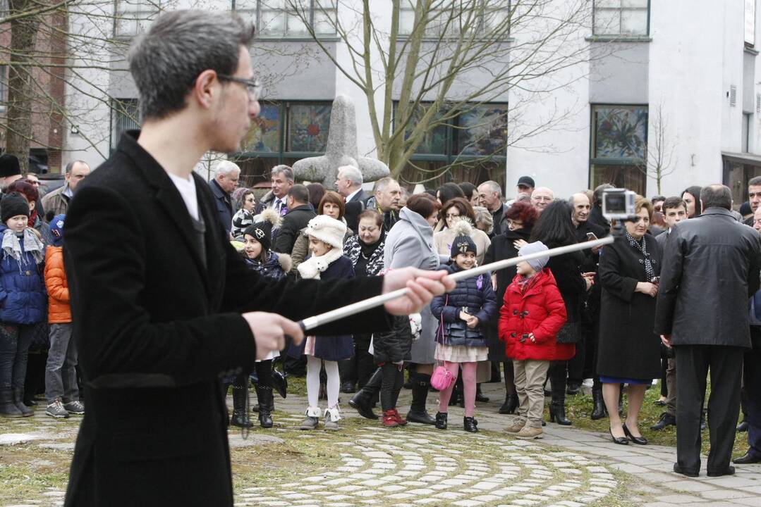 Armėnai genocidą įamžino paminklu