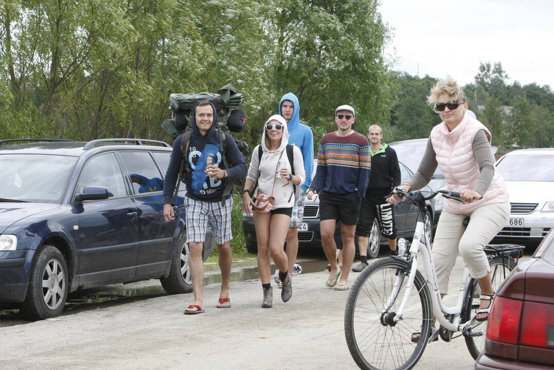 Festivalio „Karklė 2014 Live Music Beach“ dalyviai traukia namo