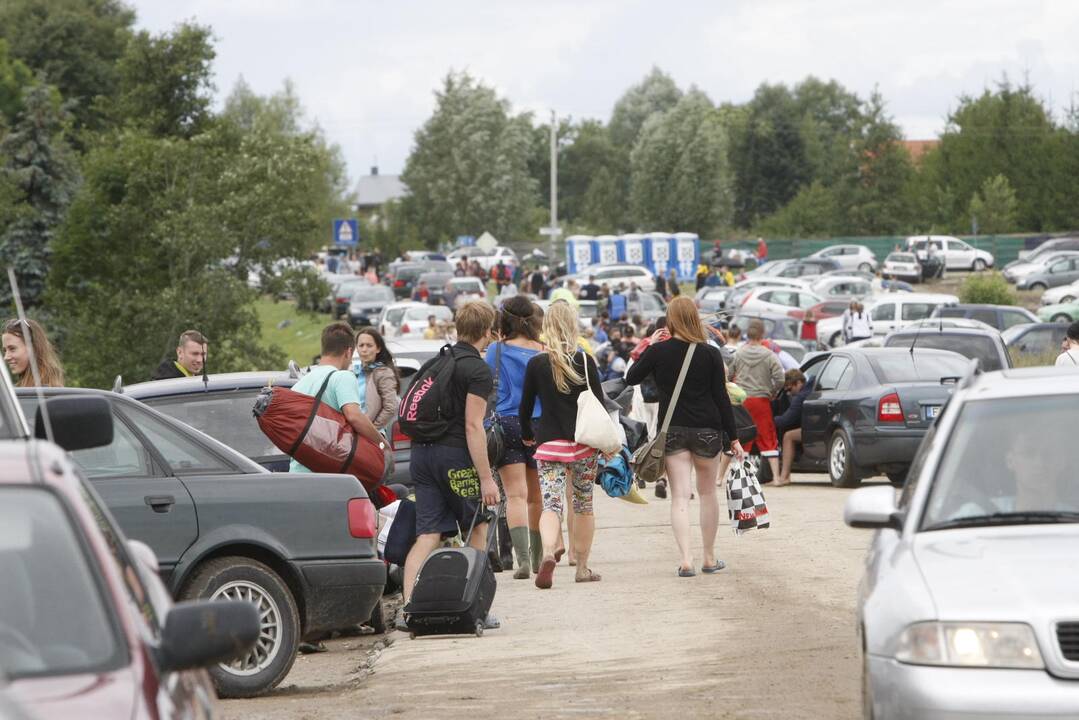 Festivalio „Karklė 2014 Live Music Beach“ dalyviai traukia namo