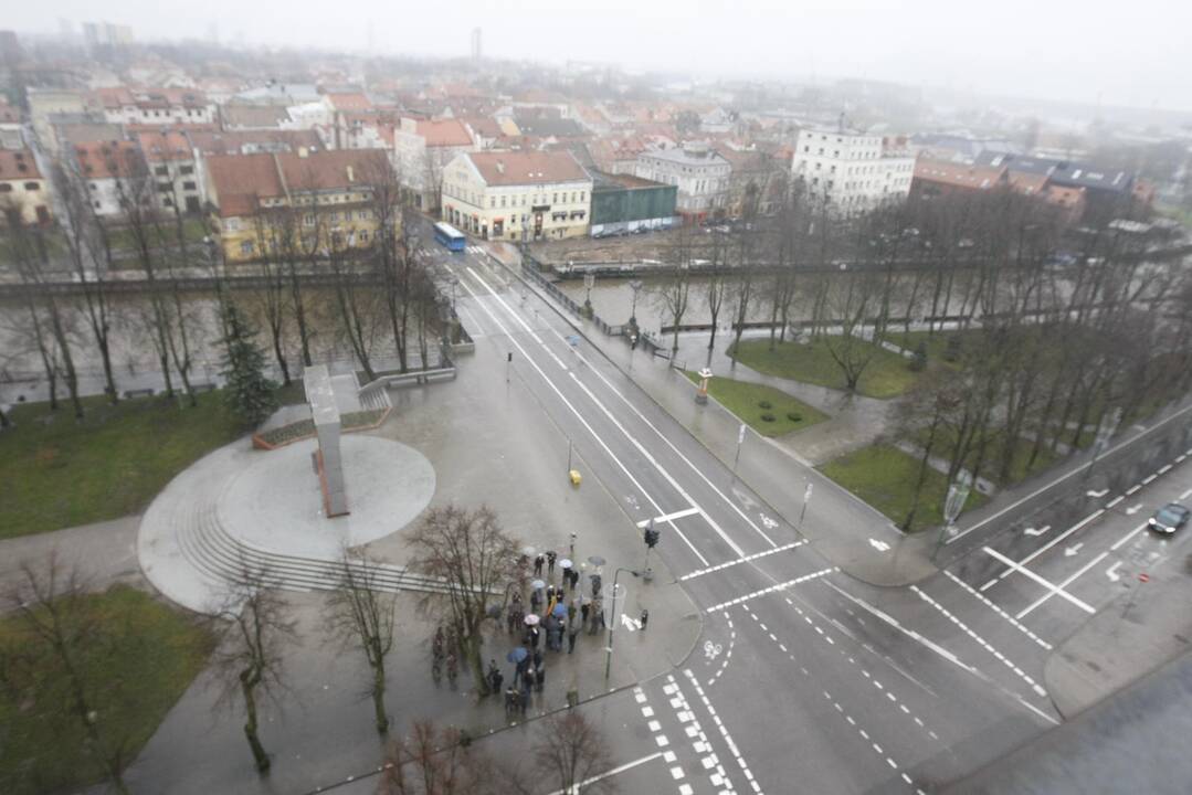 Vėliavos pakėlimas Klaipėdoje