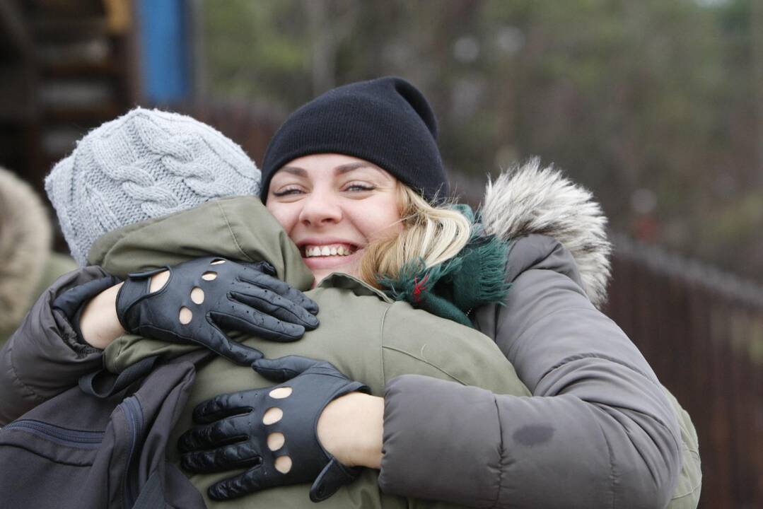 Klaipėdos sveikuoliai nėrė į žiemišką Baltiją