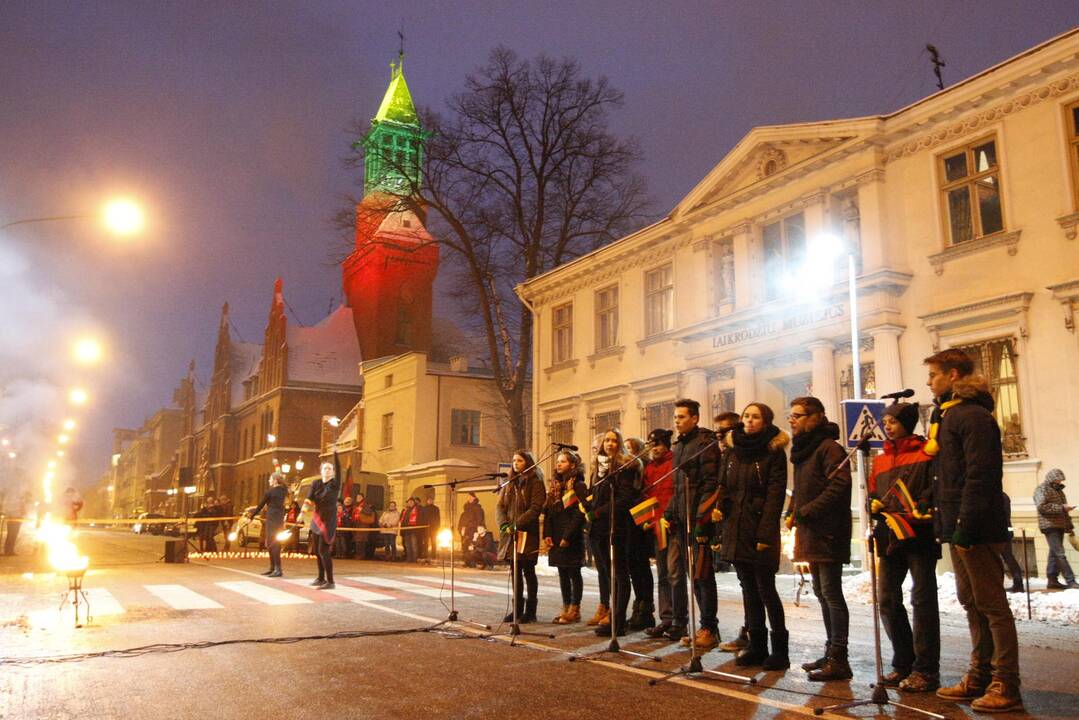 25-osios Lietuvos laisvės gynimo metinės Klaipėdoje