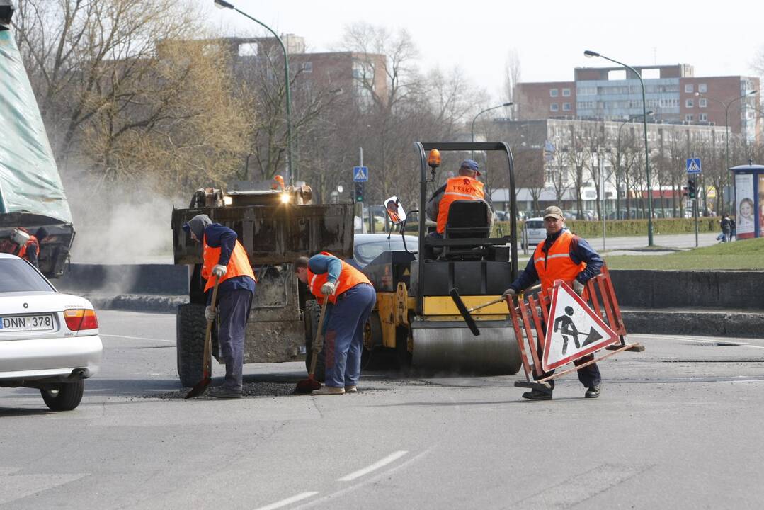 Kelininkai uostamiestyje trikdė eismą