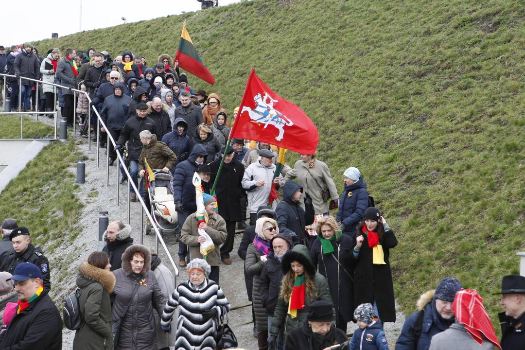 Tautinės vėliavos pakėlimas Klaipėdoje