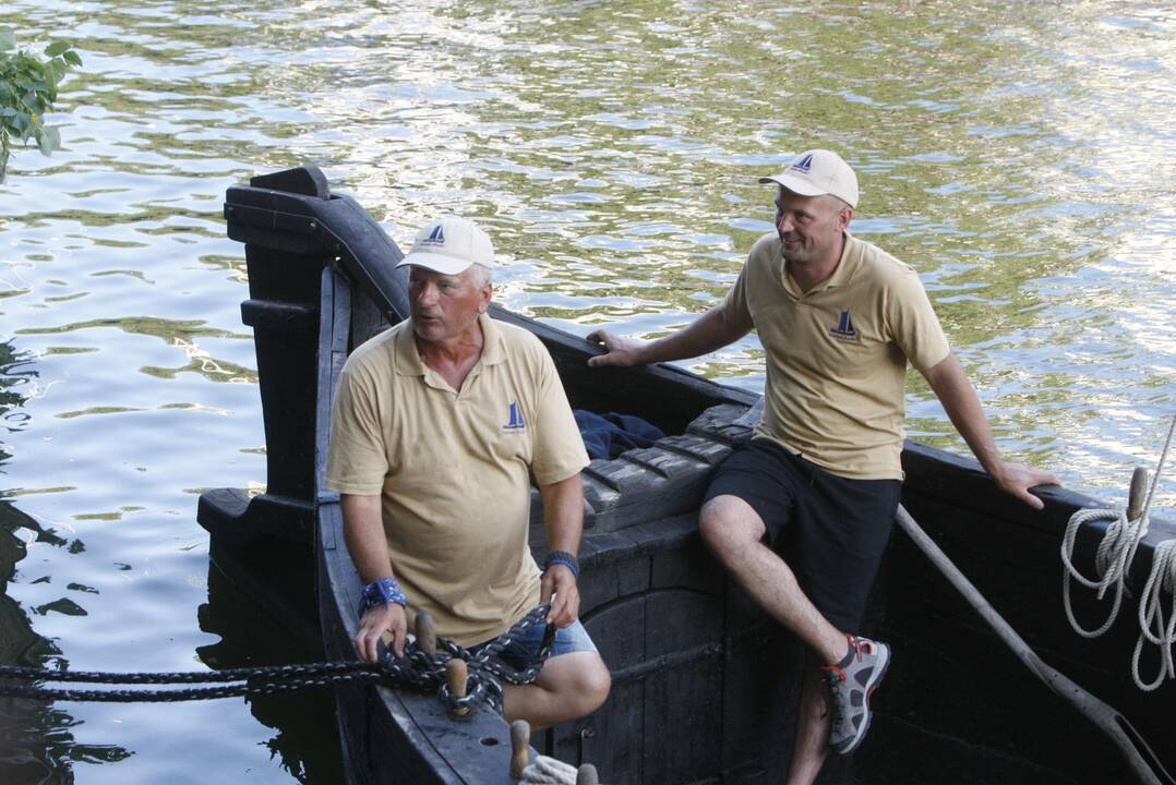 Smalsuoliai gėrėjosi „Dangės flotilės“ laivais