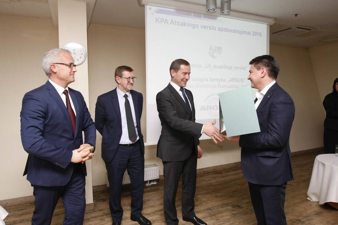 Pramonininkai išrinko socialiai atsakingiausius