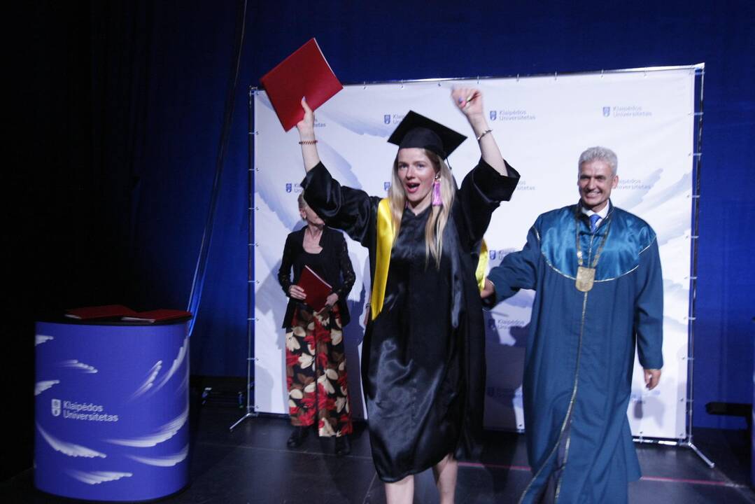 Diplomų įteikimas Klaipėdoje
