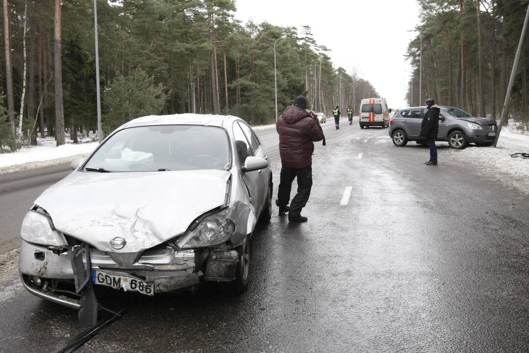 Avarija P.Lideikio gatvėje