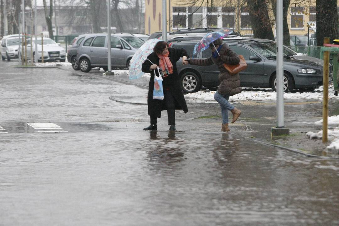 Potvynis Klaipėdoje 2017