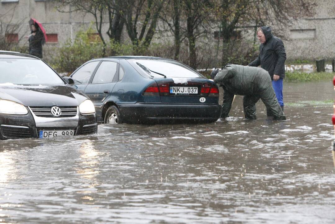 Potvynis Klaipėdoje 2017