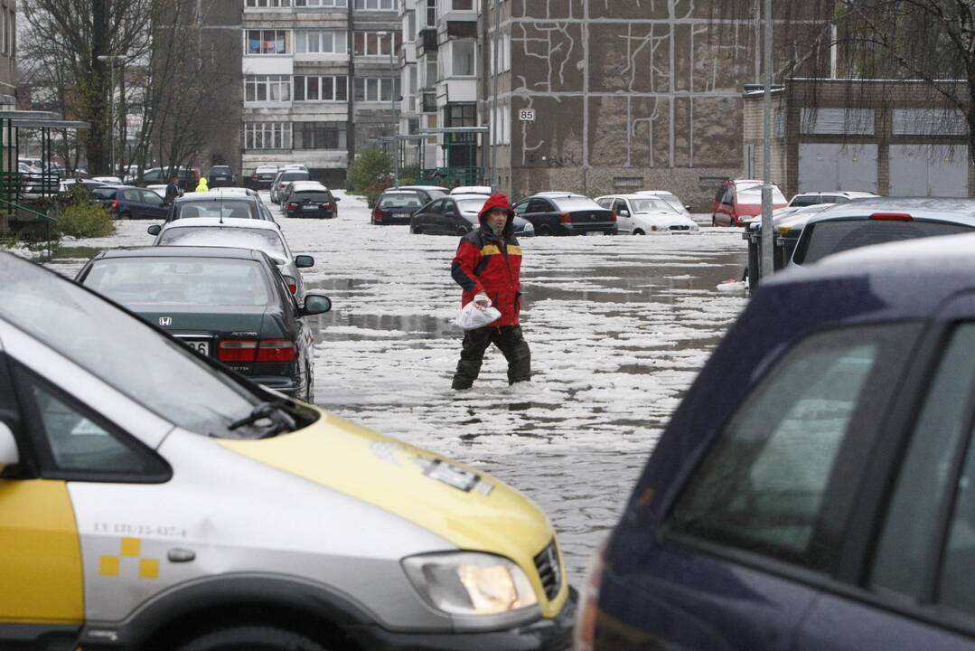 Potvynis Klaipėdoje 2017