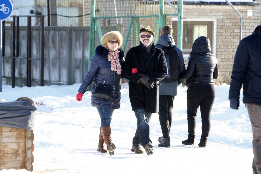 Klaipėdiečiai šeštadienį laiką leido prie jūros