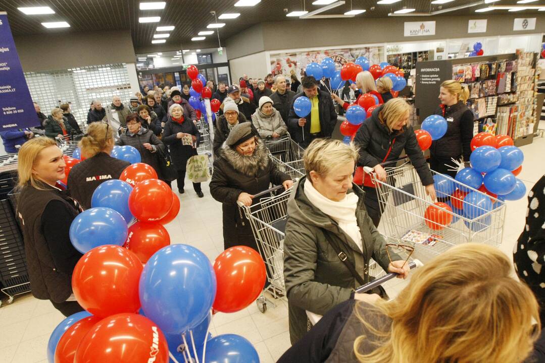 Klaipėdiečių laukta „Maxima“ stebino asortimento gausa