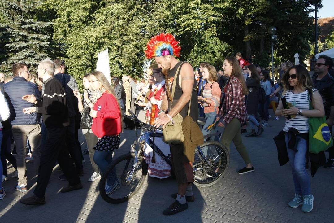 Klaipėdą drebino „Tautiška giesmė“